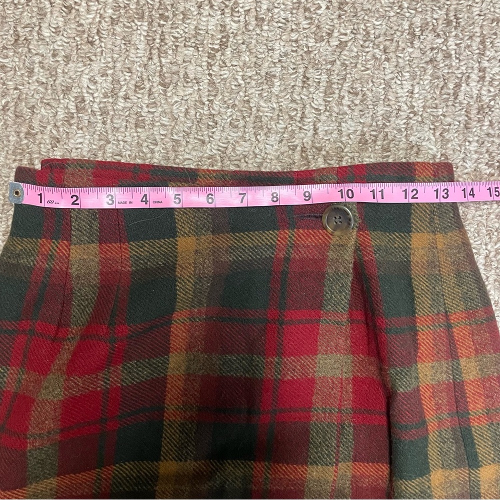 Pendleton Plaid Wool Skirt - Picture 4 of 5